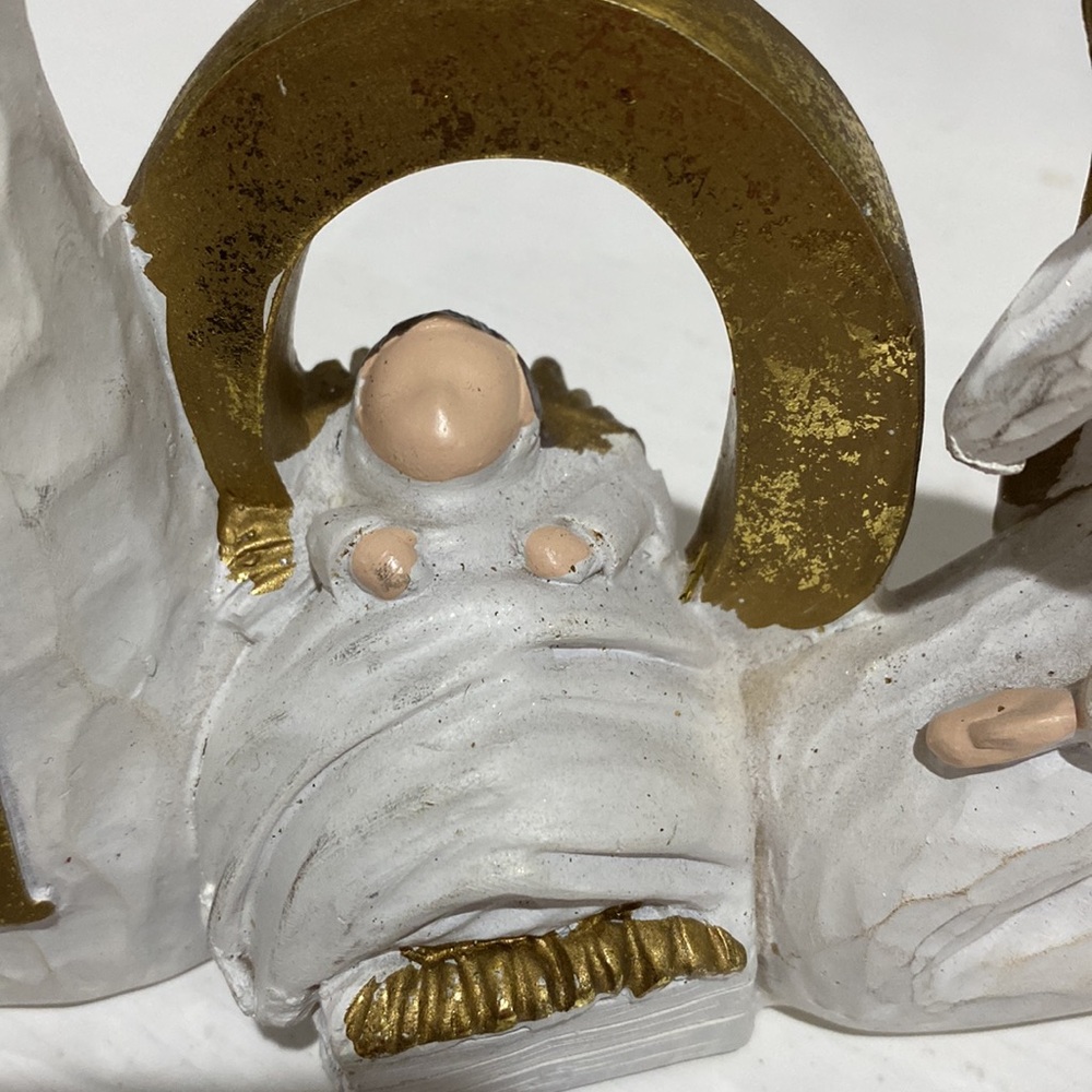 “Hope” Holy Family Nativity Block Figurine! - Picture 3 of 9